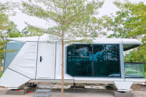 Cấu tạo nhà phi thuyền di động thông minh 29.7 m2