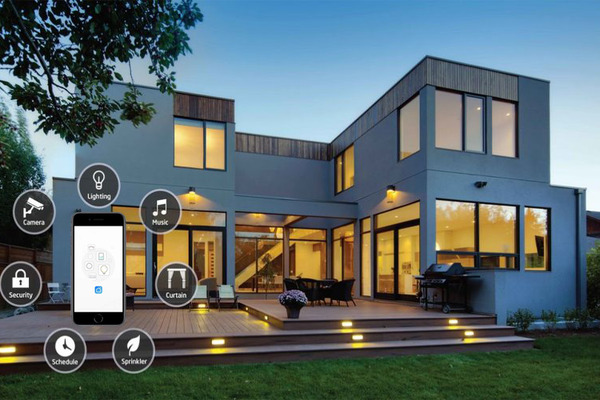 Biệt thự nhà vườn 2 tầng được tích hợp công nghệ Smarthome, giúp tối ưu hóa tiện nghi, kiểm soát dễ dàng các thiết bị điện tử và hệ thống an ninh.