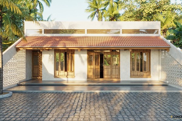 Mẫu nhà nghỉ dưỡng 1 tầng - xu hướng kiến trúc mới cho cuộc sống hiện đại