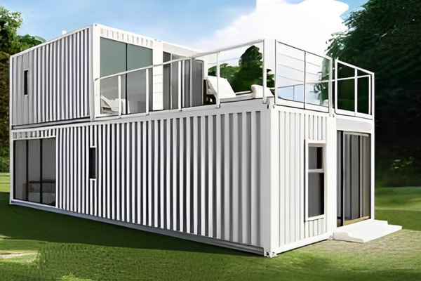 Nhà lắp ghép 2 tầng container