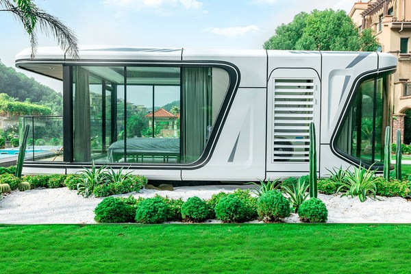 Nhà phi thuyền 29.7m2 được trang bị đầy đủ tiện nghi, đáp ứng mọi nhu cầu sinh hoạt