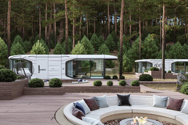 Nhà phi thuyền 29.7m2 giúp bạn tiết kiệm chi phí và thời gian xây dựng ngôi nhà mơ ước