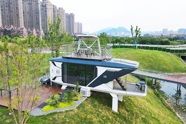 Nhà phi thuyền 29.7m2 là sự lựa chọn hoàn hảo cho những người trẻ năng động và sáng tạo