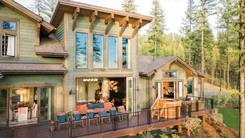 Tận hưởng cuộc sống tiện nghi, hiện đại trong ngôi nhà gỗ