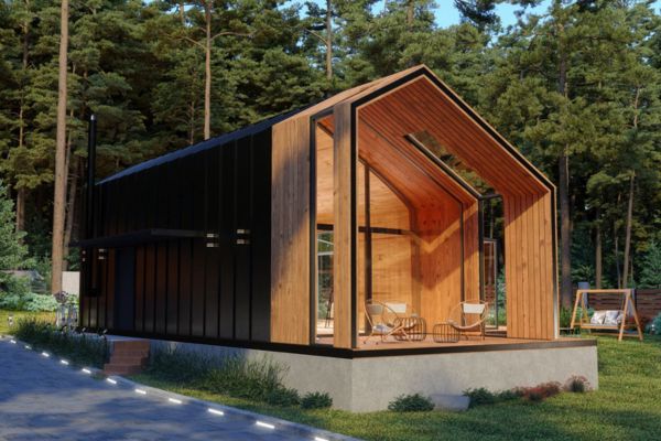 Nhà lắp ghép cấp 4 bằng gỗ