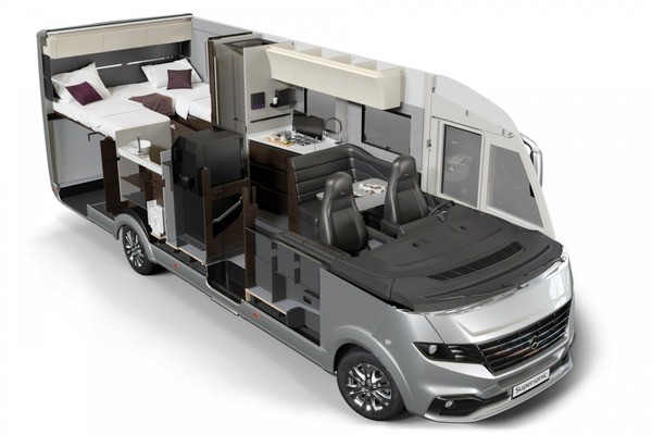 Thiết kế nhà xe di động mini tiện lợi, dễ dàng thay đổi vị trí