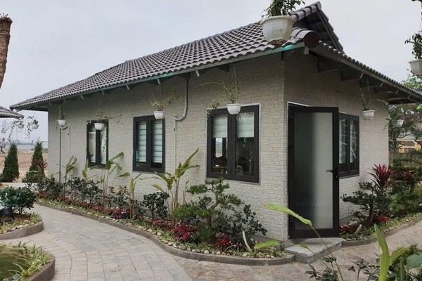 Mẫu nhà lắp ghép phong cách cổ điển, nhẹ nhàng