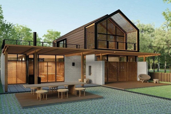 Nhà cao tầng lắp ghép hiện đại mang lại vẻ đẹp sang trọng