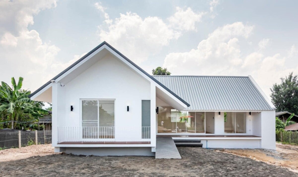 Nhà lắp ghép di động mái thái