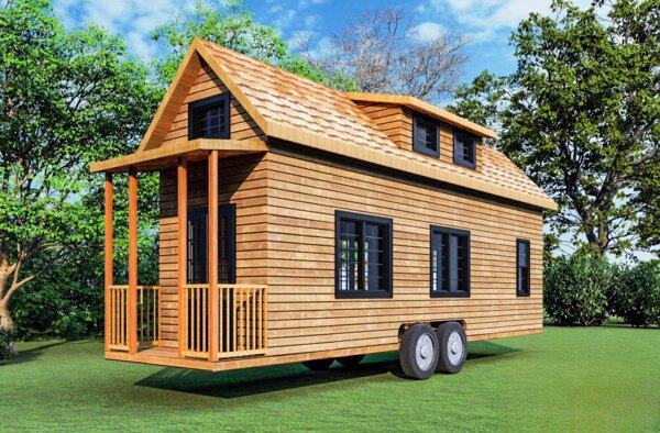Nhà lắp ghép di động sử dụng vật liệu bền vững và thân thiện với môi trường