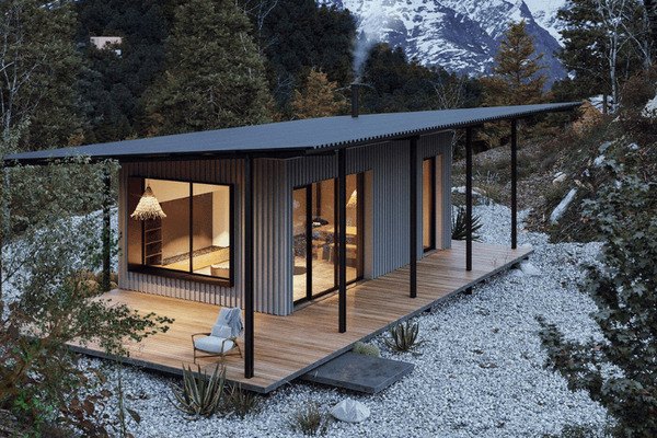 Nhà lắp ghép tại Mỹ dạng container