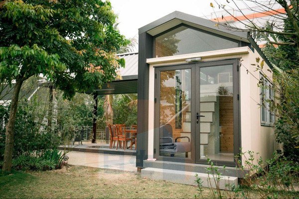 Nhà lắp ghép giúp giảm thiểu lượng rác thải xây dựng nhờ vào việc tái sử dụng vật liệu