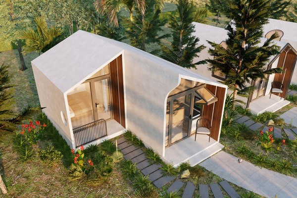 Nhà lắp ghép Mỹ bằng gỗ