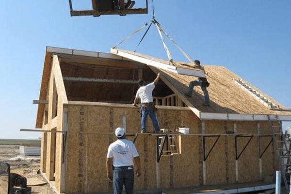 Thi công nhà lắp ghép tấm panel trong thời gian nhanh chóng
