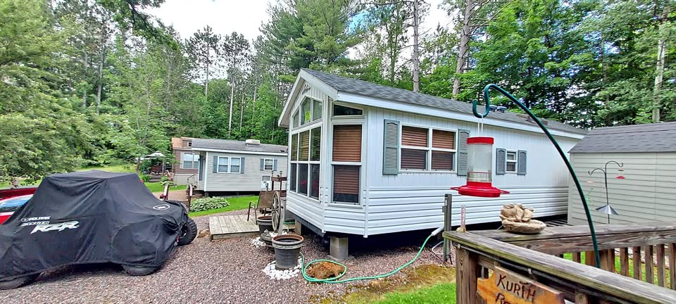 log cabin park model homes