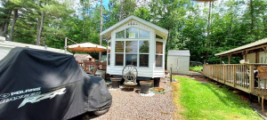log cabin park model homes