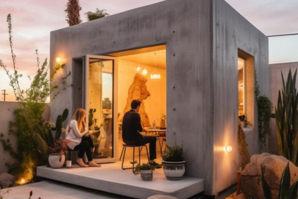 Nhà lắp ghép diện tích 15m2 phù hợp nhất với những gia đình nhỏ