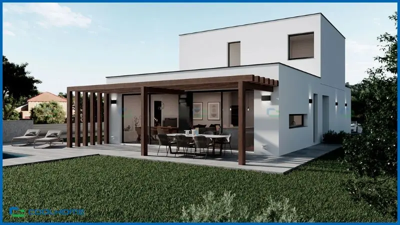 Nhà lắp ghép 2 tầng 3 phòng ngủ