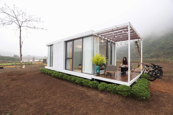 Mẫu nhà lắp ghép 20m2 phù hợp với gia đình nhỏ hoặc người độc thân