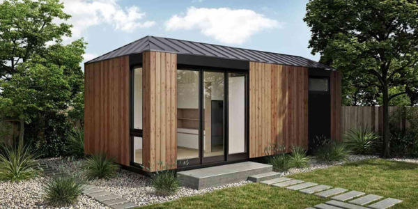 Thiết kế hiện đại của nhà lắp ghép 20m2 mang lại không gian sống thoải mái