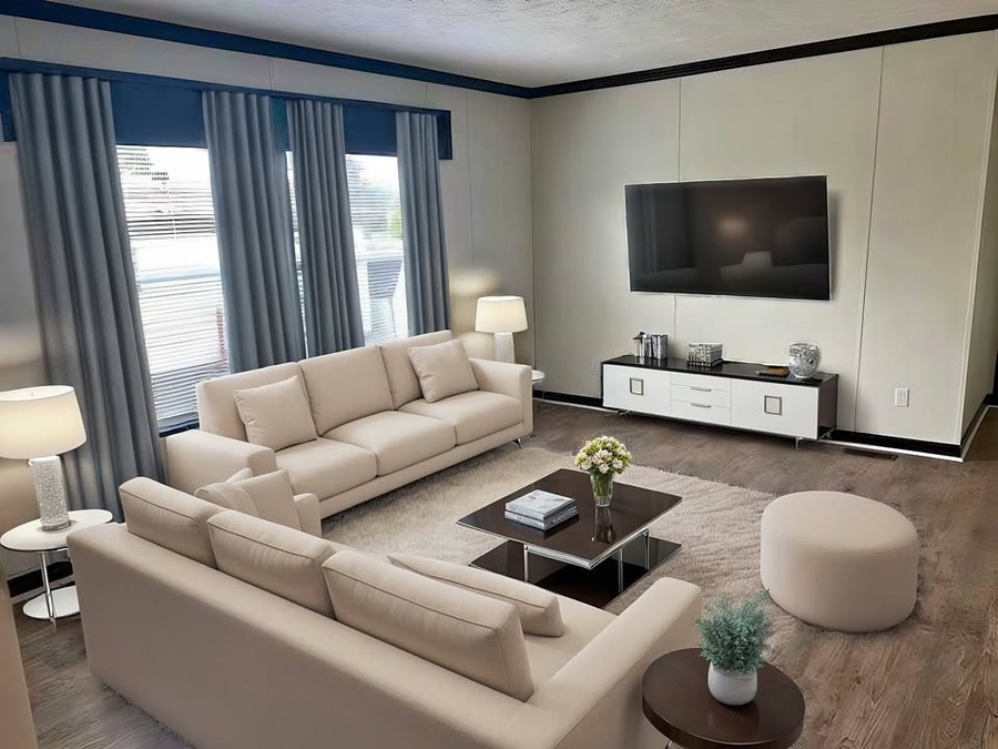 Modular Homes with Large Living Room