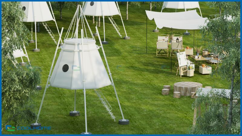 Lều camping mang đến trải nghiệm nghỉ dưỡng độc đáo giữa thiên nhiên