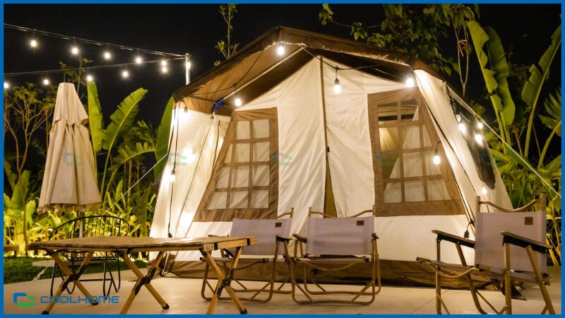 Thiết kế hiện đại giúp lều camping phù hợp với mọi không gian
