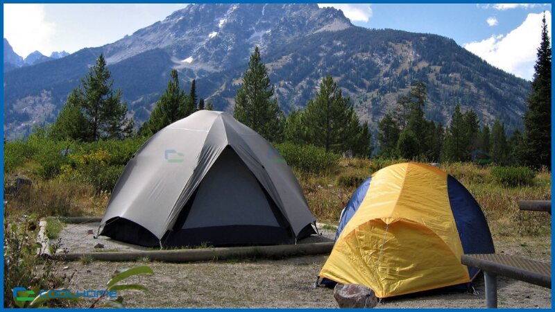 Nhà camping mang lại cảm giác gần gũi với thiên nhiên