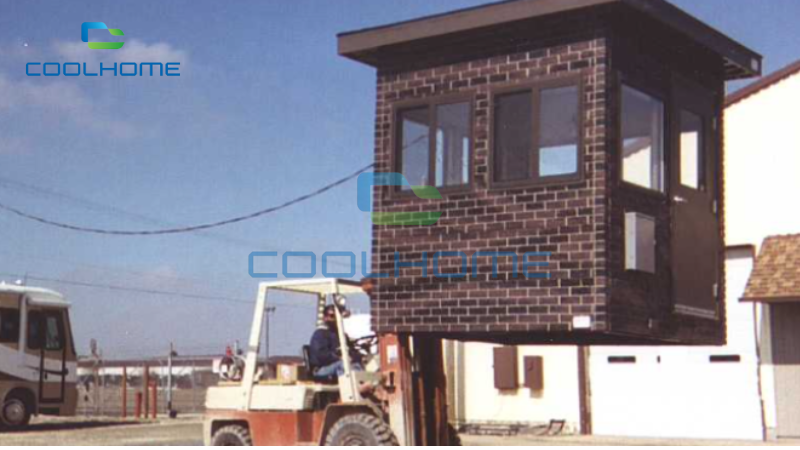 Guard Booths thường được đặt trong các khu vực có lưu lượng giao thông cao như cổng vào hoặc bãi đỗ xe