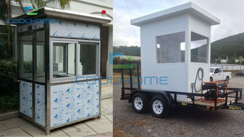 Cấu trúc xây dựng của Guard Shack đơn giản, ít được trang bị đầy đủ tiện nghi nhưng đảm bảo mục đích bảo vệ an ninh cơ bản