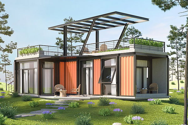 Nhà ở lắp ghép thiết kế hiện đại
