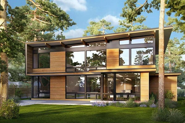 Nhà lắp ghép 100m2 có thời gian thi công ngắn hơn nhà truyền thống