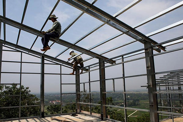 Hệ thống khung nhà lắp ghép chất lượng 