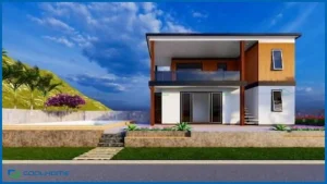 Nhà lắp ghép 100m2 thiết kế đẹp hiện đại