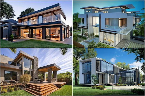 Một số mẫu nhà lắp ghép 2 tầng 3 phòng ngủ thiết kế hiện đại