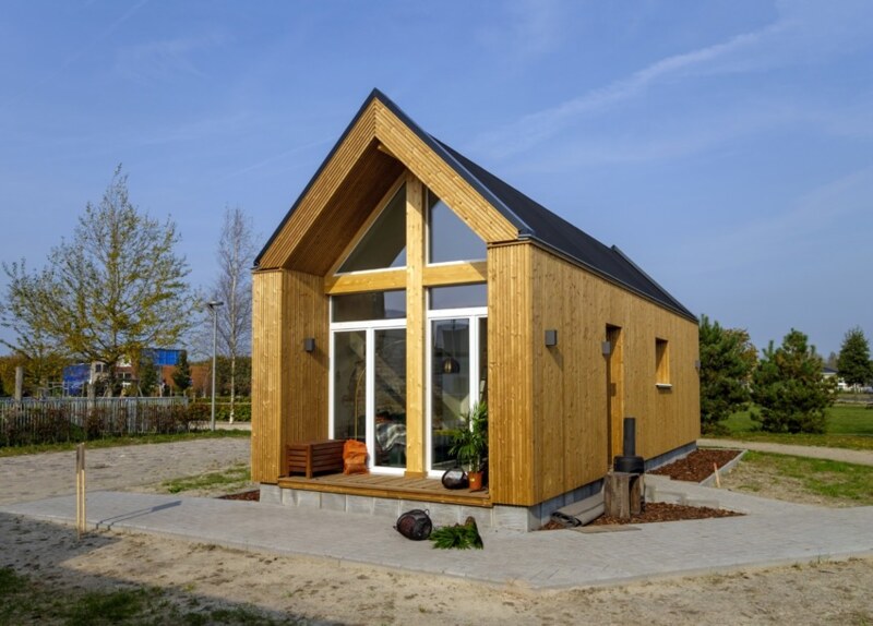 Nhà lắp ghép 30m2 mang lại không gian sống mở và thoải mái