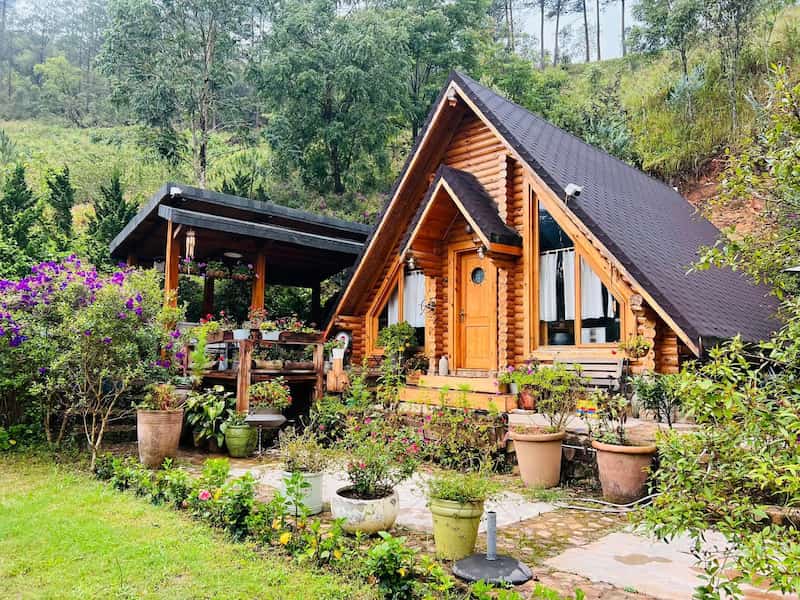 Mẫu nhà vườn lắp ghép dùng làm homestay trong khu du lịch