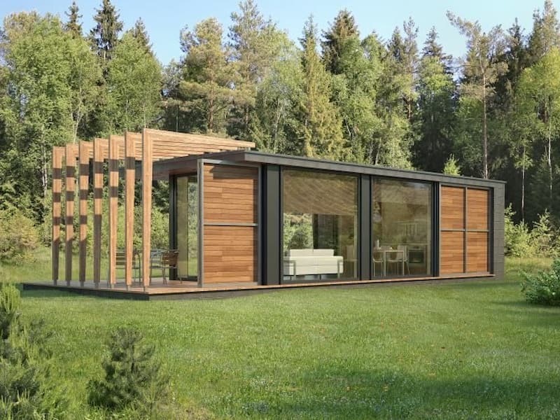 Mẫu nhà vườn lắp ghép để ở