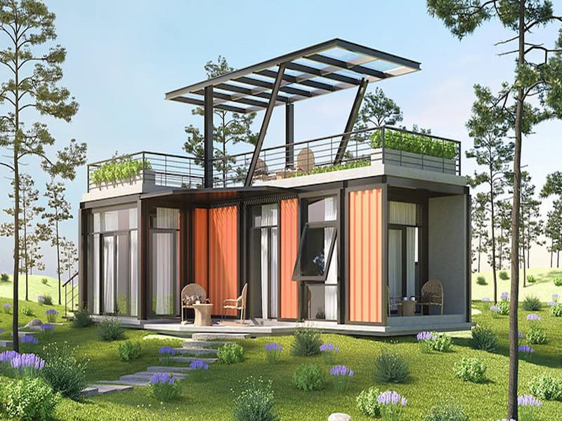 Xây dựng nhà vườn lắp ghép tiết kiệm thời gian