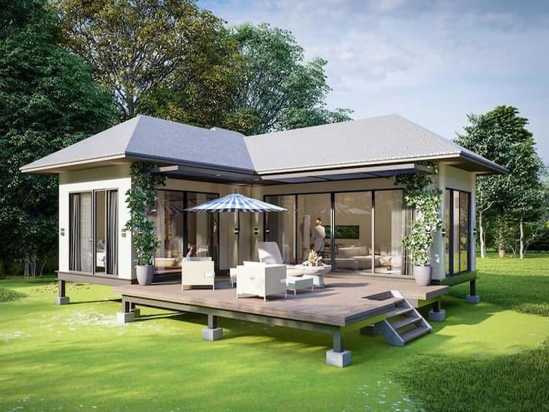 Nhà vườn lắp ghép đảm bảo độ an toàn