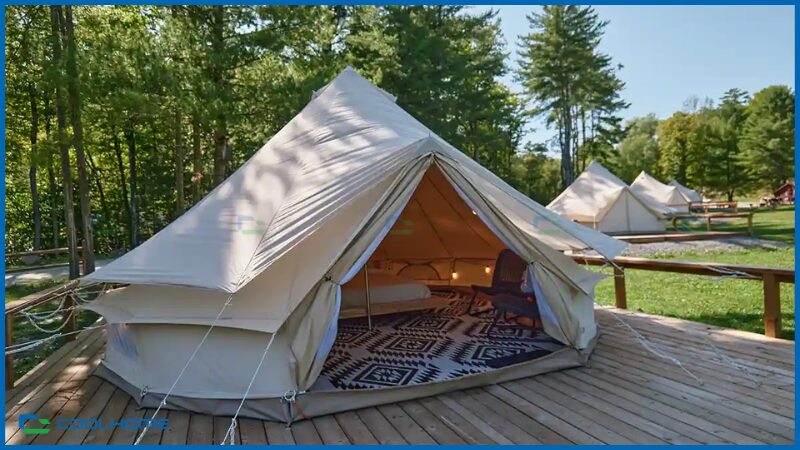 Lều glamping phù hợp cho gia đình, nhóm bạn và cả những cặp đôi muốn không gian riêng tư