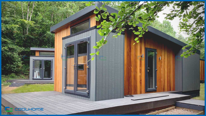 Nhà module lắp ghép dễ dàng di chuyển và lắp đặt lại khi cần thiết