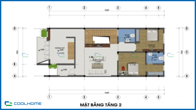 Bản vẽ nhà cấp 4 tiền chế hiện đại