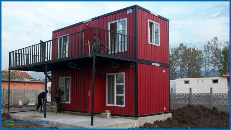 Nhà tiền chế 1 trệt 1 lầu là gì
