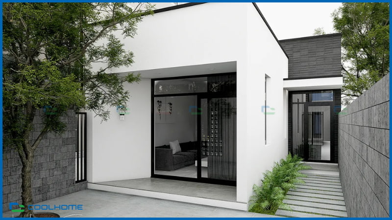 Nhà cấp 4 chữ L