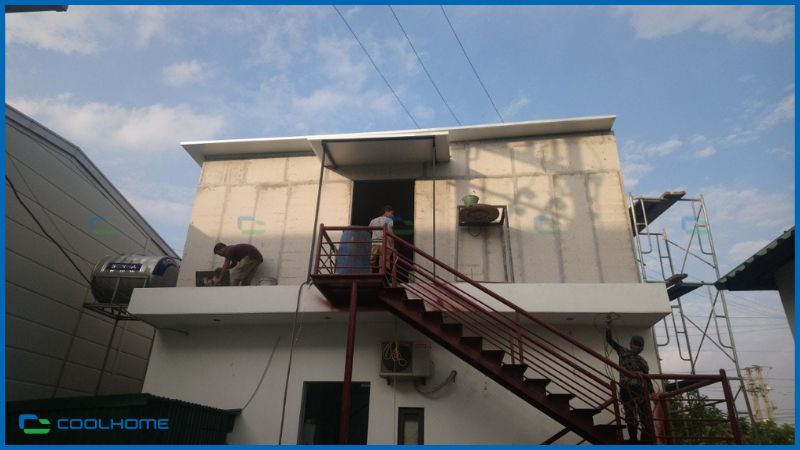 Bê tông nhẹ giúp giảm tải trọng đáng kể cho hệ móng công trình