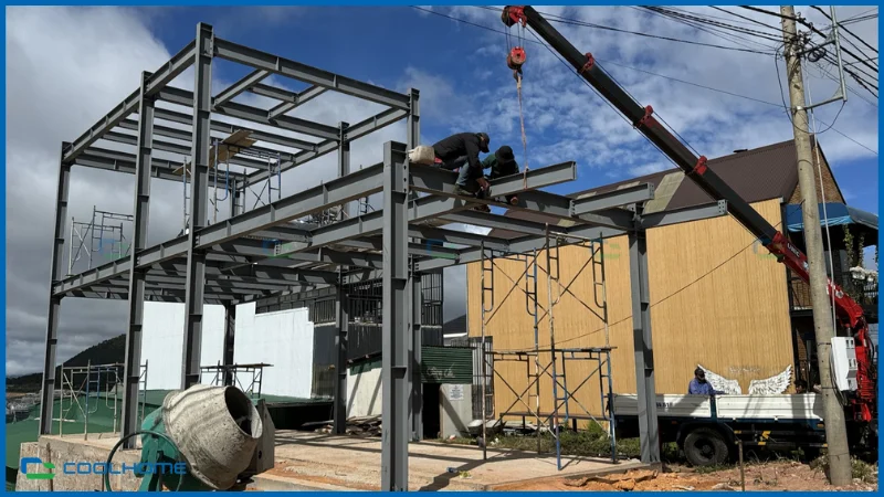 Công trình có thể mở rộng hoặc thay đổi công năng một cách linh hoạt