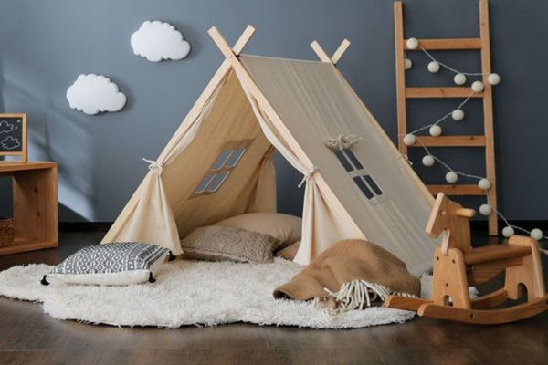 Lều cắm trại trong nhà tiện nghi, dễ dàng lắp đặt