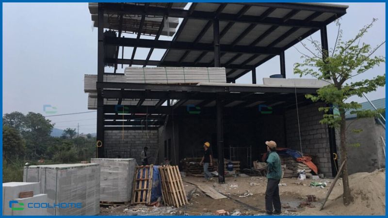 Việc thi công không phụ thuộc nhiều vào điều kiện thời tiết như truyền thống