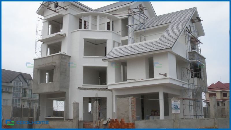 Xây nhà lắp ghép bằng bê tông nhẹ phù hợp với cả khu đô thị và nông thôn